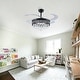preview thumbnail 21 of 62, 48-Inch Crystal Fandelier with 4 Retractable Blades, Dimmable LED, App and Remote Control - 48 Inches