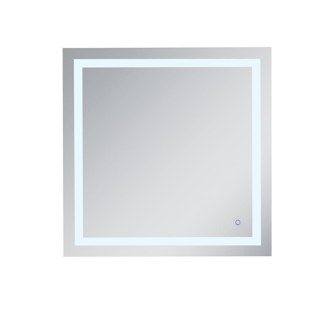 Avalon 36" x 36" Hardwired LED mirror - Silver