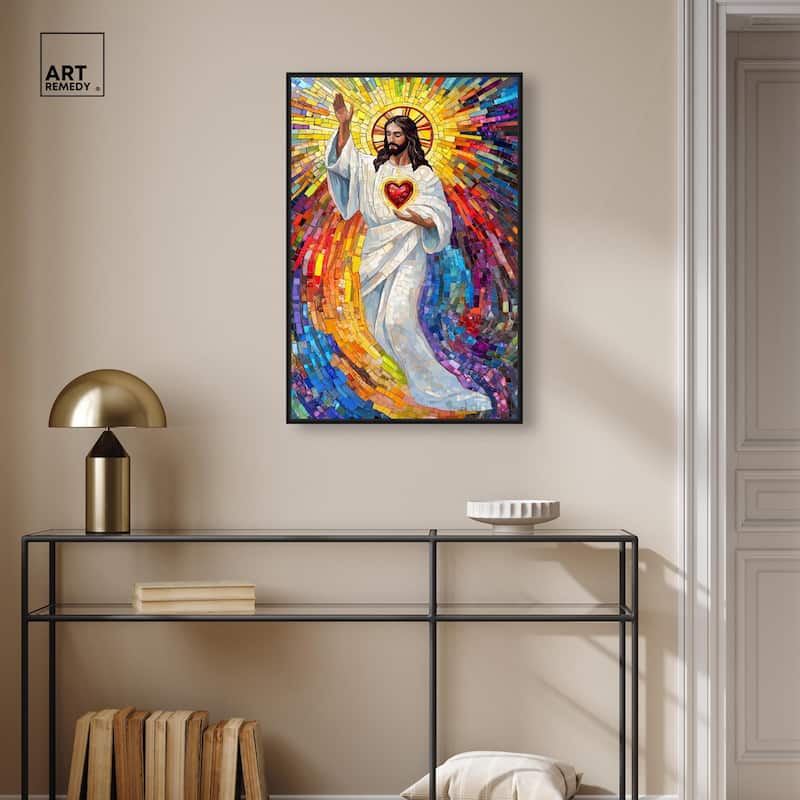 Blocks of Benediction II Canvas by Art Remedy