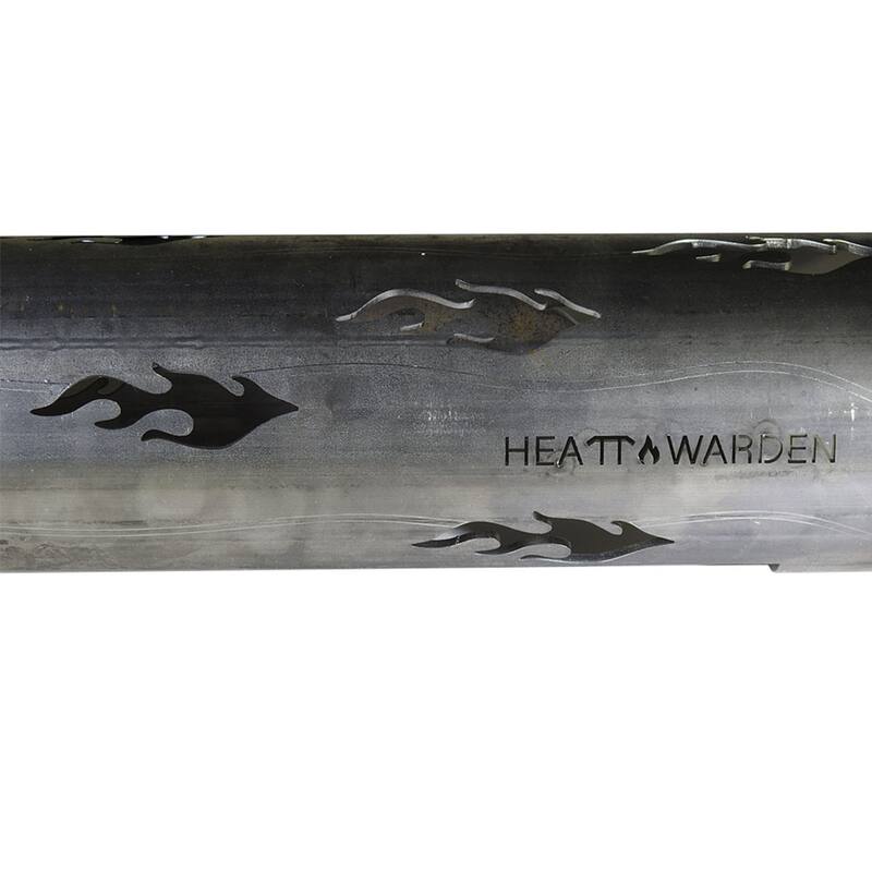 Heat Warden Set of Three Medium Steel Fire Logs