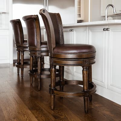 Maven Lane 26" Pullman Swivel Counter Height Kitchen Stool