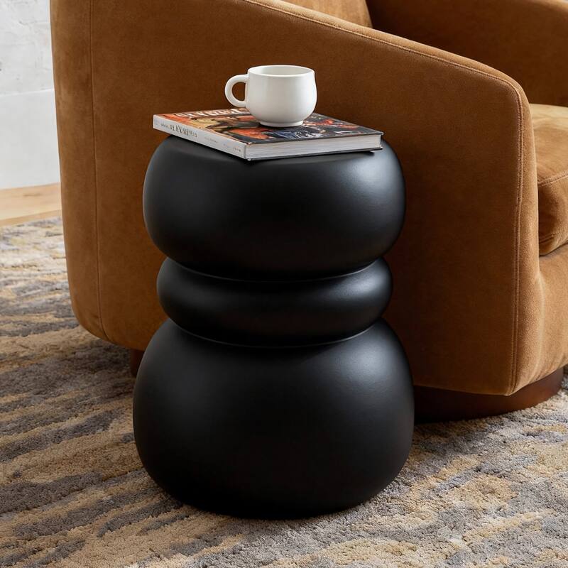 Concrete Stone Side Table