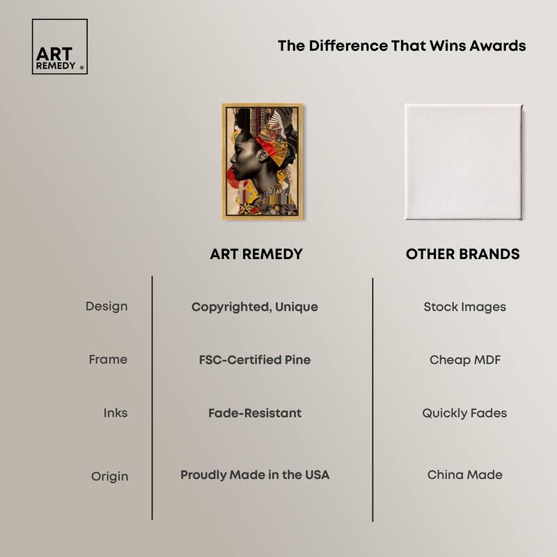 Cultural Collage Canvas by Art Remedy