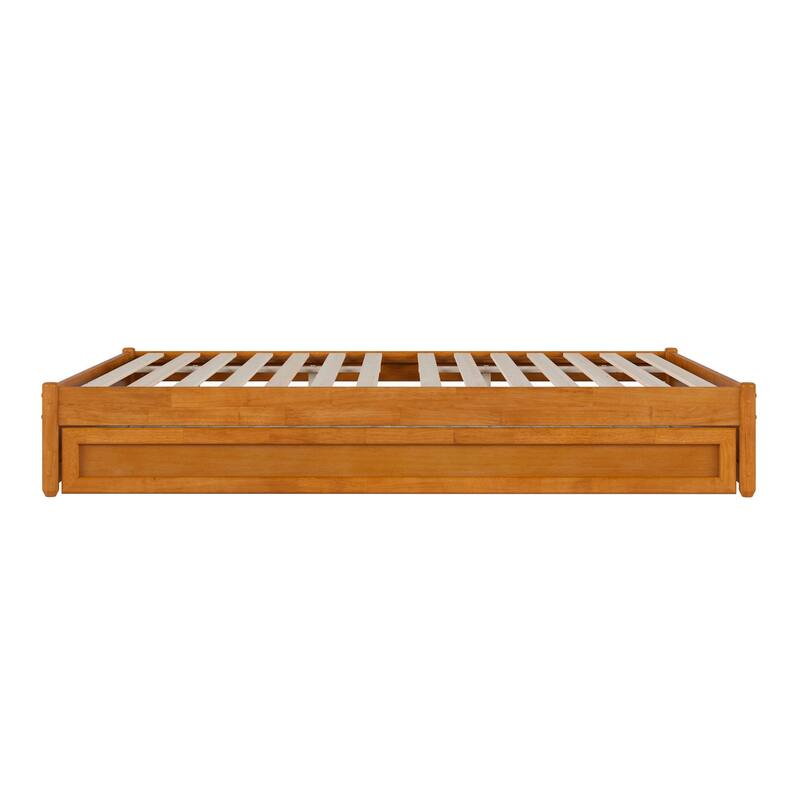 Barcelona Panel Platform Bed with Twin XL Trundle