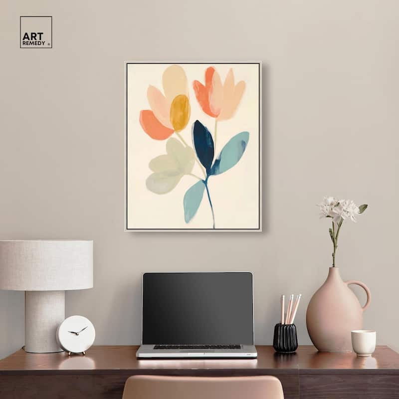 Meadow Motif Canvas by Art Remedy