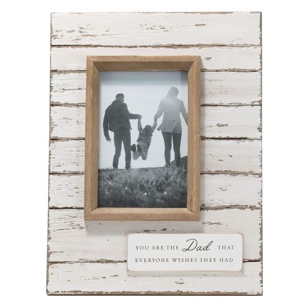 4x6 Picture Frame Wood Pattern Distressed White Photo Frames Packs