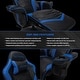 preview thumbnail 7 of 44, RESPAWN 900 Gaming Recliner - Reclining Gaming Chair with Footrest, Gaming Chair Recliner