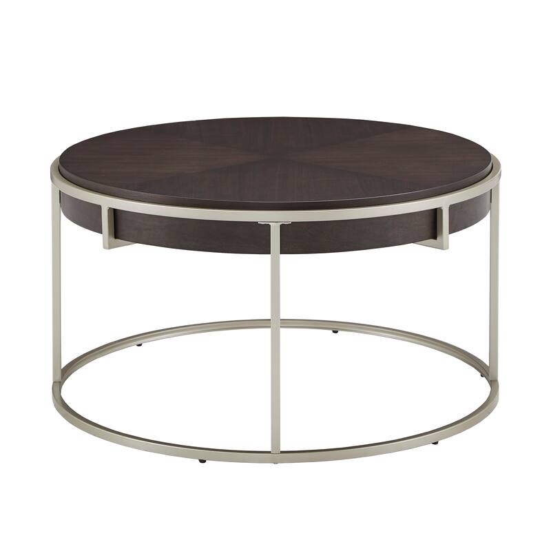 Cooke Round Table with Metal Base from iNSPIRE Q Modern