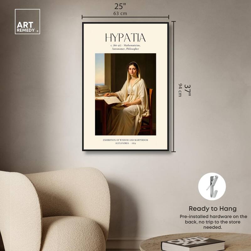 Philosopher of Alexandria Canvas by Art Remedy