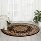 preview thumbnail 39 of 41, Nourison Delano Traditional Persian Medallion Border Area Rug 7'10" Round - Black - Runner/Round