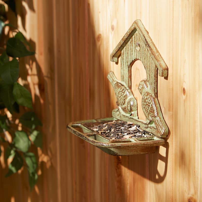 Sunflower Cast Iron Bird Feeder