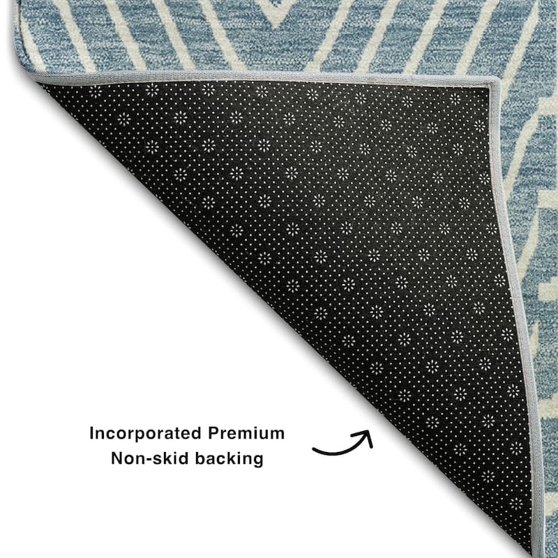 Premium Washable Super Soft Modern Geo Charm Mayfield Rug