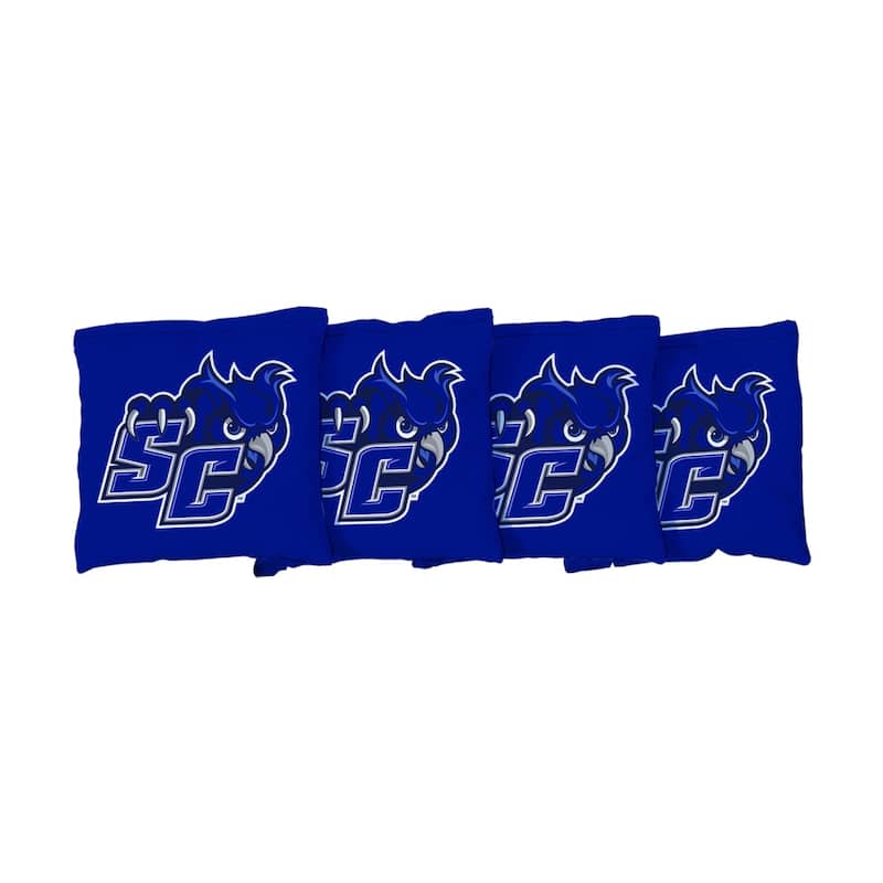 Southern Connecticut State Owls Blue Cornhole Bags - All-Weather Resin Filled