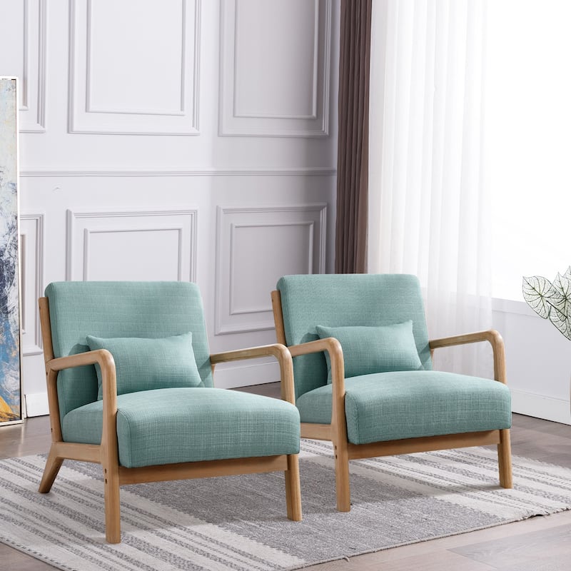 Aston Modern Solid wood Accent Chair for Living Room