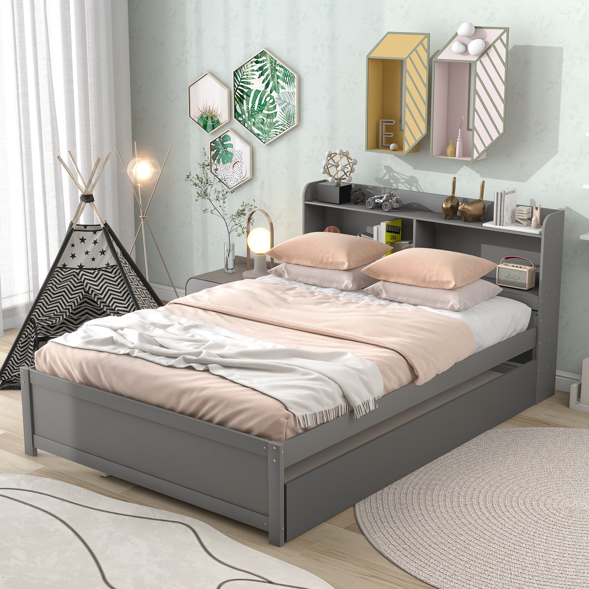 Girls bed full size sales