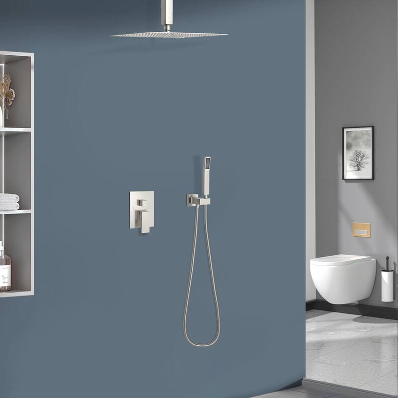 Topcraft 10-inch Ceiling Mount Square Shower System with Rough-in Valve - 10*10