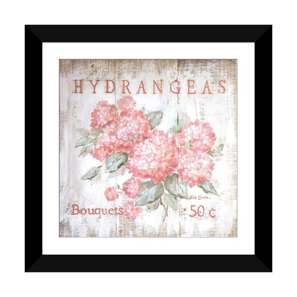 iCanvas "Coral Hydrangeas" by Debi Coules