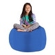 preview thumbnail 82 of 192, Kids' Stuffed Animal Storage Bean Bag Chair Cover or Toy Organizer 38 Inches Large - Solid Royal Blue