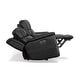 preview thumbnail 11 of 13, Crew Leather Power Reclining Zero Gravity Loveseat with Console, Power Headrests & Lumbar by Flexsteel