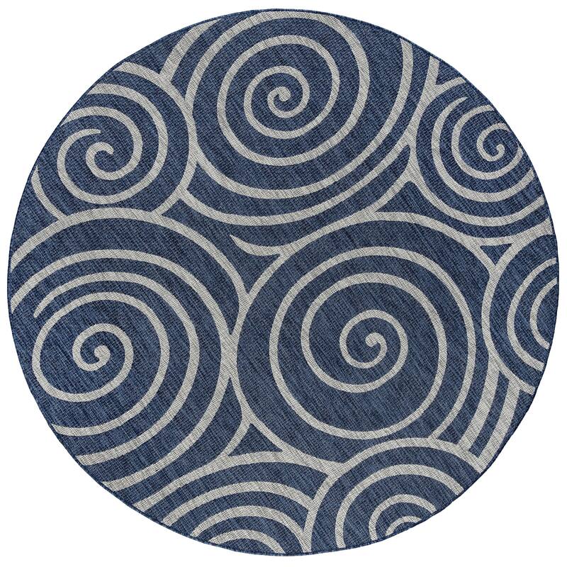 Colonnade Transitional Geometric Indoor/Outdoor Area Rug