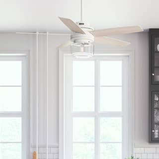 Hunter Margo Ceiling Fan w/ LED Light Kit, Handheld Remote - Transitional, Bohemian