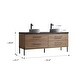 preview thumbnail 29 of 78, Trento Bath Vanity with Sintered Stone Top with Concrete Sink (C)