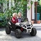 preview thumbnail 8 of 8, 24V Dual Motor Kids Ride-On Car with Remote Control, Two Seats, Adjustable Speeds, Suspension, Music & Lights - White