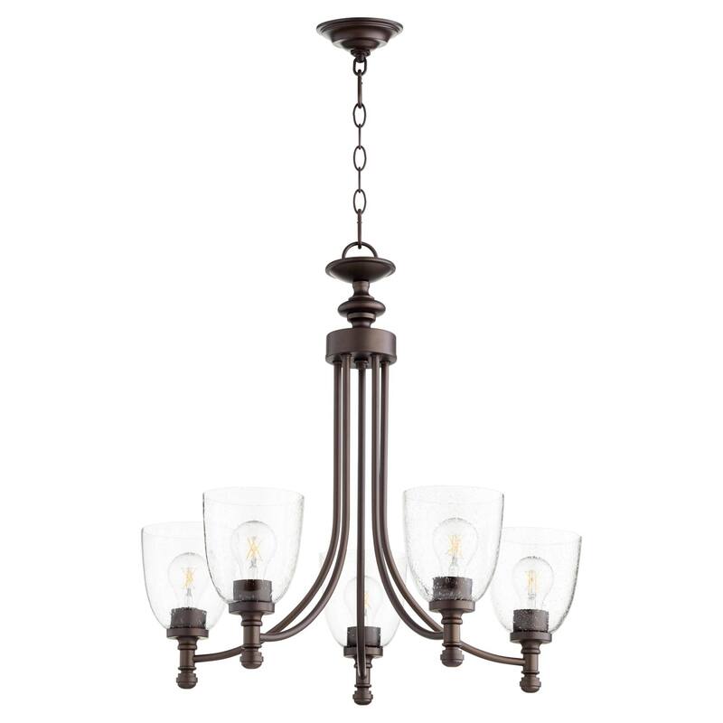Quorum International Rossington 5 Light 25" Wide Chandelier