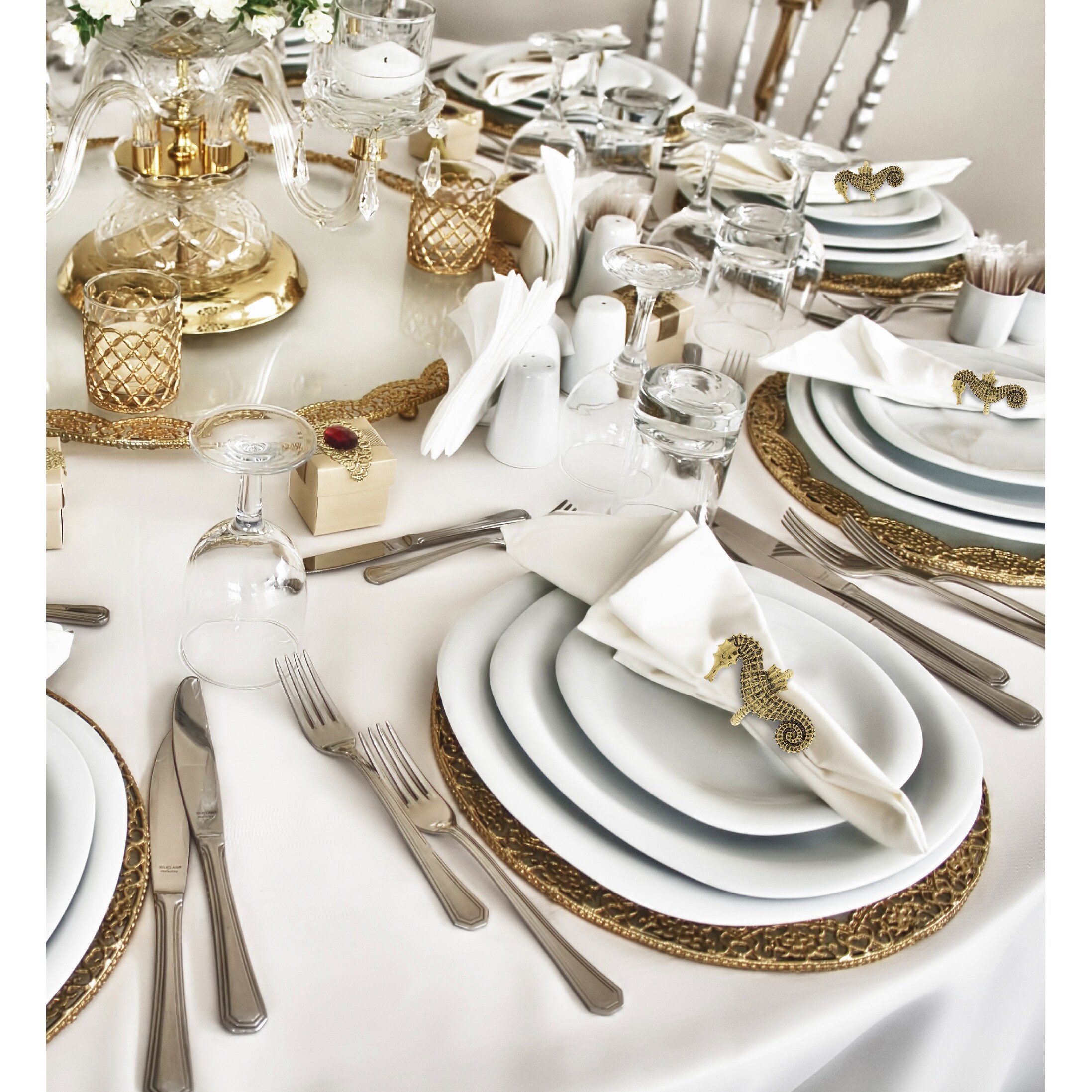 Seahorse napkin hotsell rings