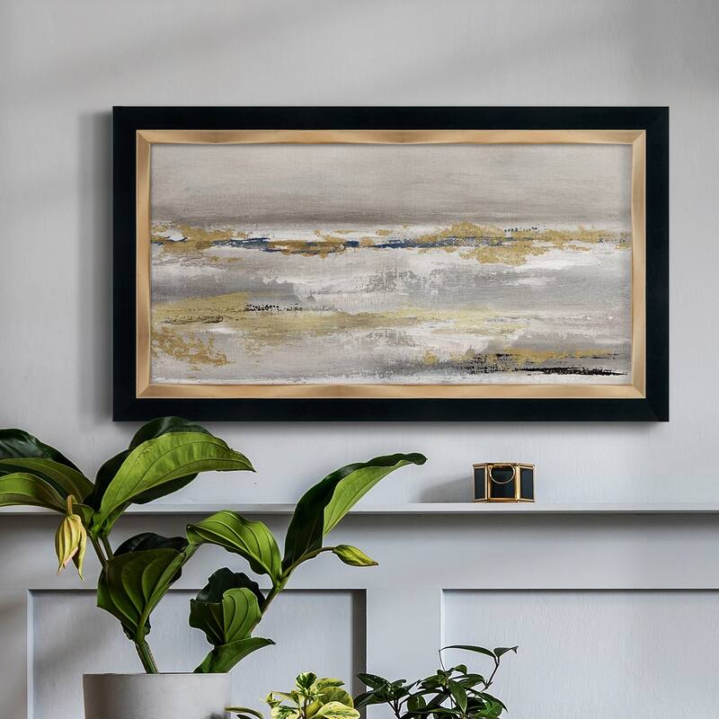Golden Fog Premium Framed Canvas- Ready to Hang
