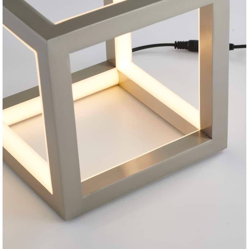 Nickel Aluminum LED Table Lamp