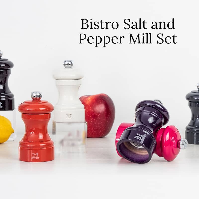 Peugeot Bistro Pepper and Salt Mill Set - 10cm - 4in.