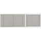 preview thumbnail 15 of 41, Modesta Outdoor Aluminum Mesh Chaise Lounge (Set of 2) by Christopher Knight Home - 77.00" W x 26.50" D x 10.50" H