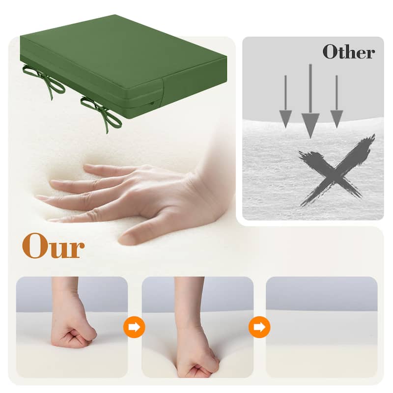 Outdoor Seat Waterproof Chair Cushion for Patio Furniture