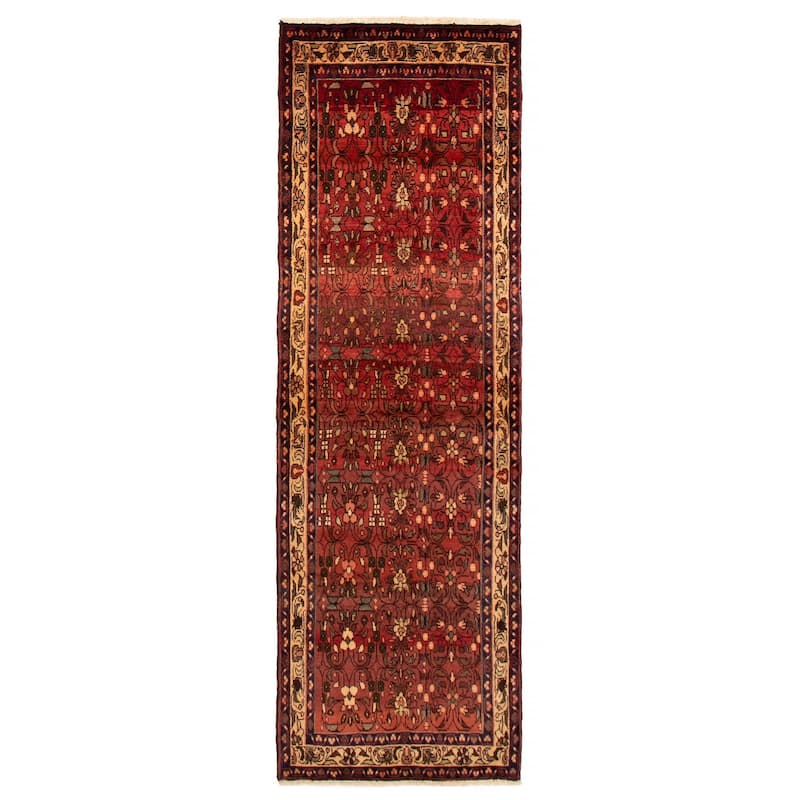 ECARPETGALLERY Hand-knotted Andelz Copper Wool Rug - 3'2 x 9'3 - Dark Copper - 3'2 x 9'3