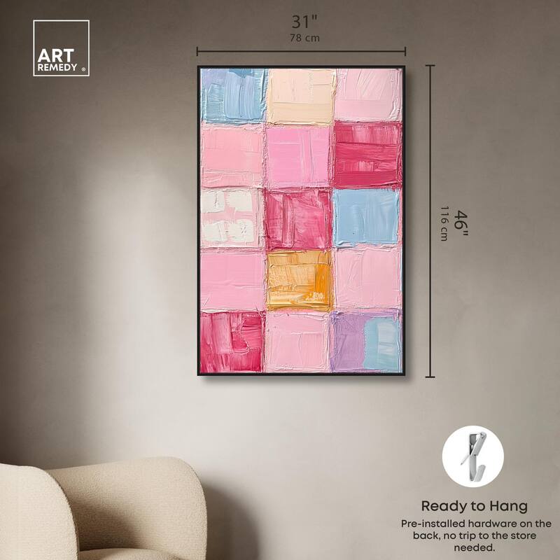 Color Squares II Canvas by Art Remedy