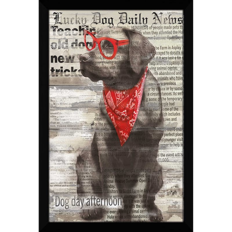 "Lucky Dog" by Carol Robinson Print on Acrylic
