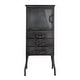 preview thumbnail 33 of 32, Sleek Metal Cabinet Storage with 3 Drawers