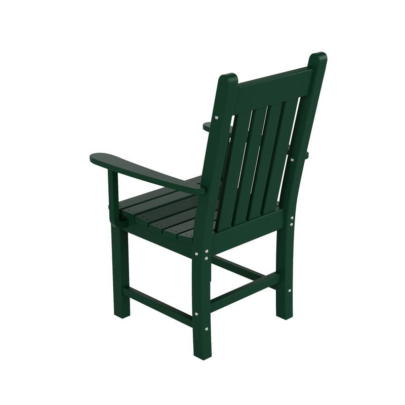 Laguna Hdpe All Weather Outdoor Patio Dining Chair With Arms