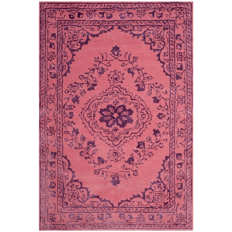 SAFAVIEH Handmade Glamour Gudmundina Modern Viscose Rug