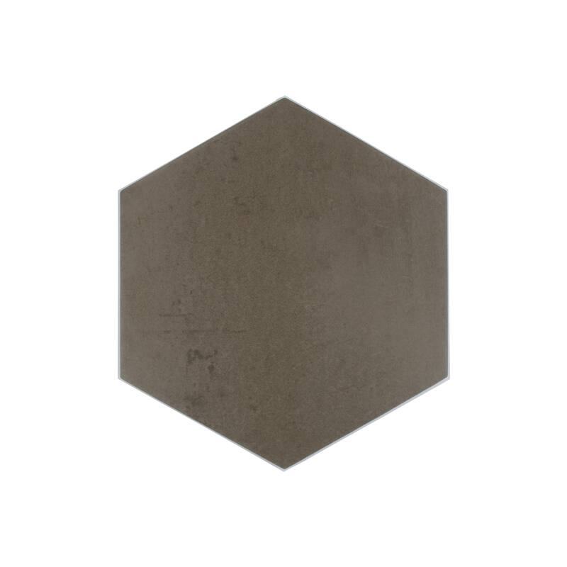 Arcadian Hexagon 9 in. x 10 in. Glazed Porcelain Wall and Floor Tile
