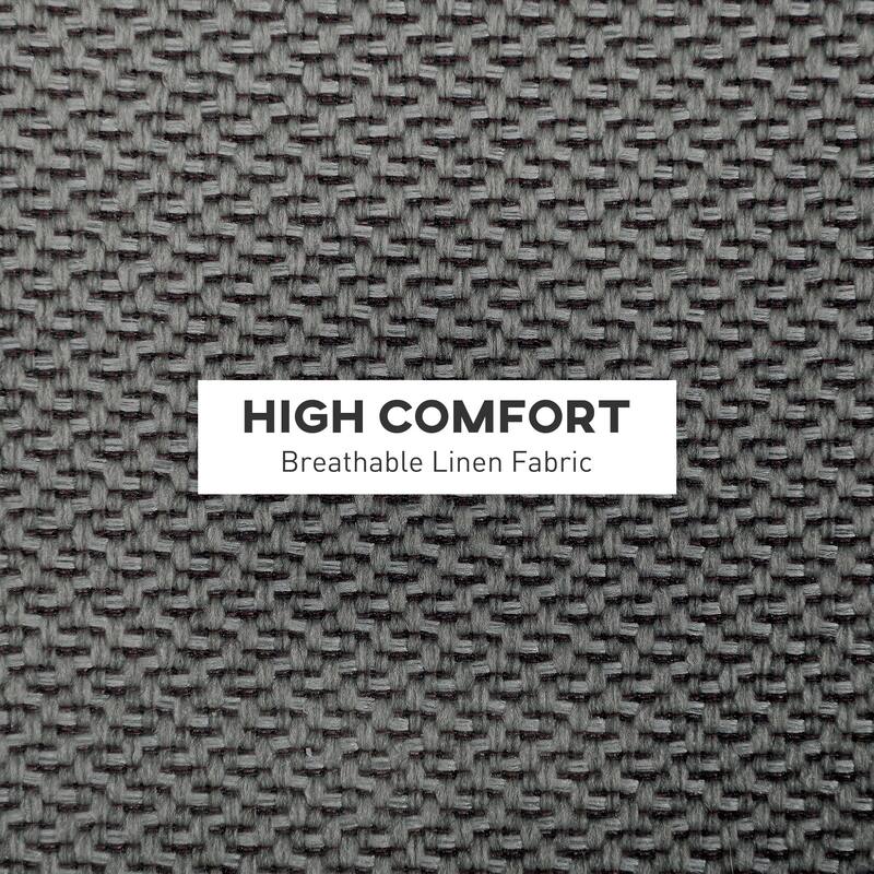 Multifunctional Storage Ottoman with Thick Foam Seat and Hidden Compartment for Living Room or Bedroom