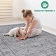 preview thumbnail 6 of 7, LOOM & LUXE Collection Grey/Oriental Non-Shedding Area Rug