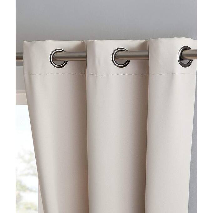 Home Sweet Home Dream Thermal Insulated Blackout Curtain Panels with Tie-Backs