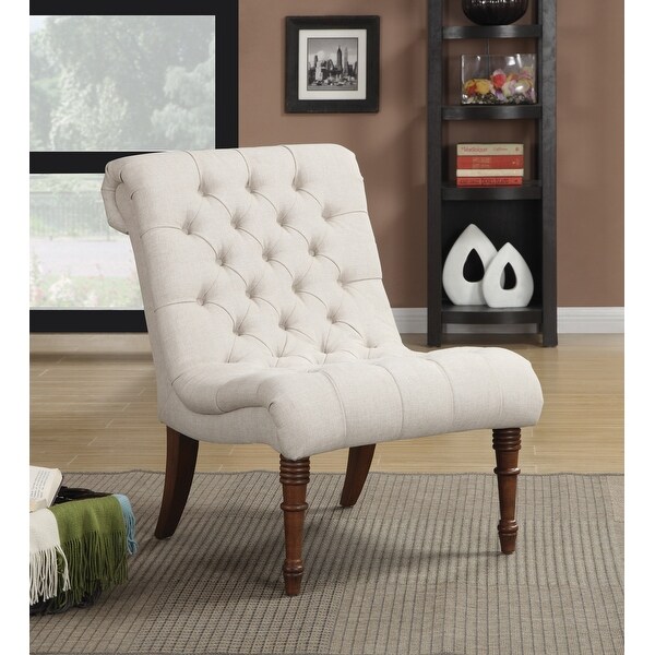 Oatmeal top accent chair