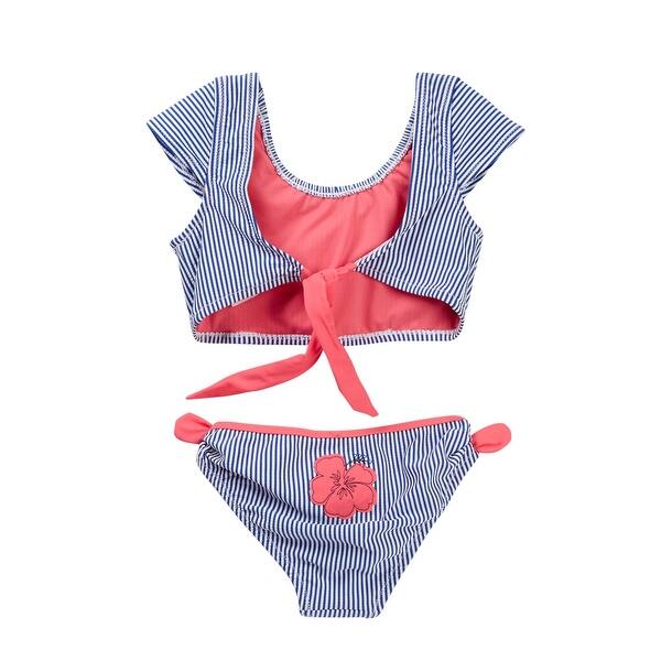 Shop Tommy Bahama Girl S Bikini Set Striped Tied Swimwear