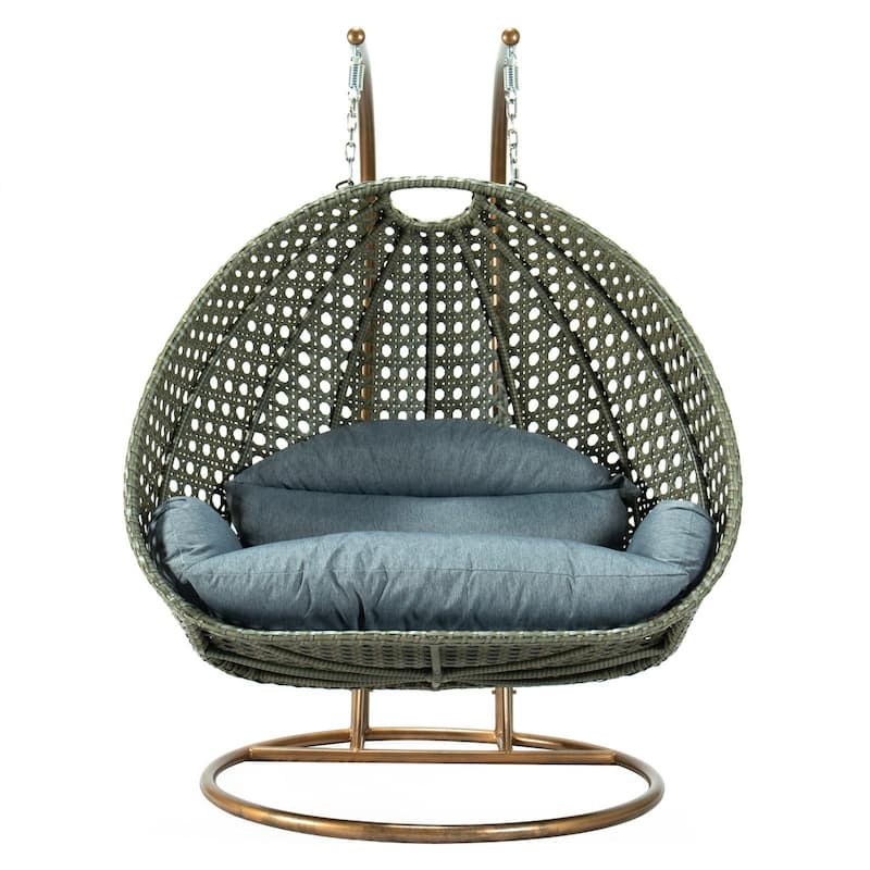 2-Person Hanging Egg Chair Cushion - Durable, Soft Outdoor Swing Seat Replacement - All Colors