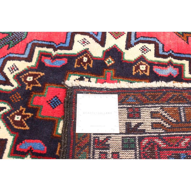 ECARPETGALLERY Hand-knotted Teimani Light Red Wool Rug - 2'9 x 4'8