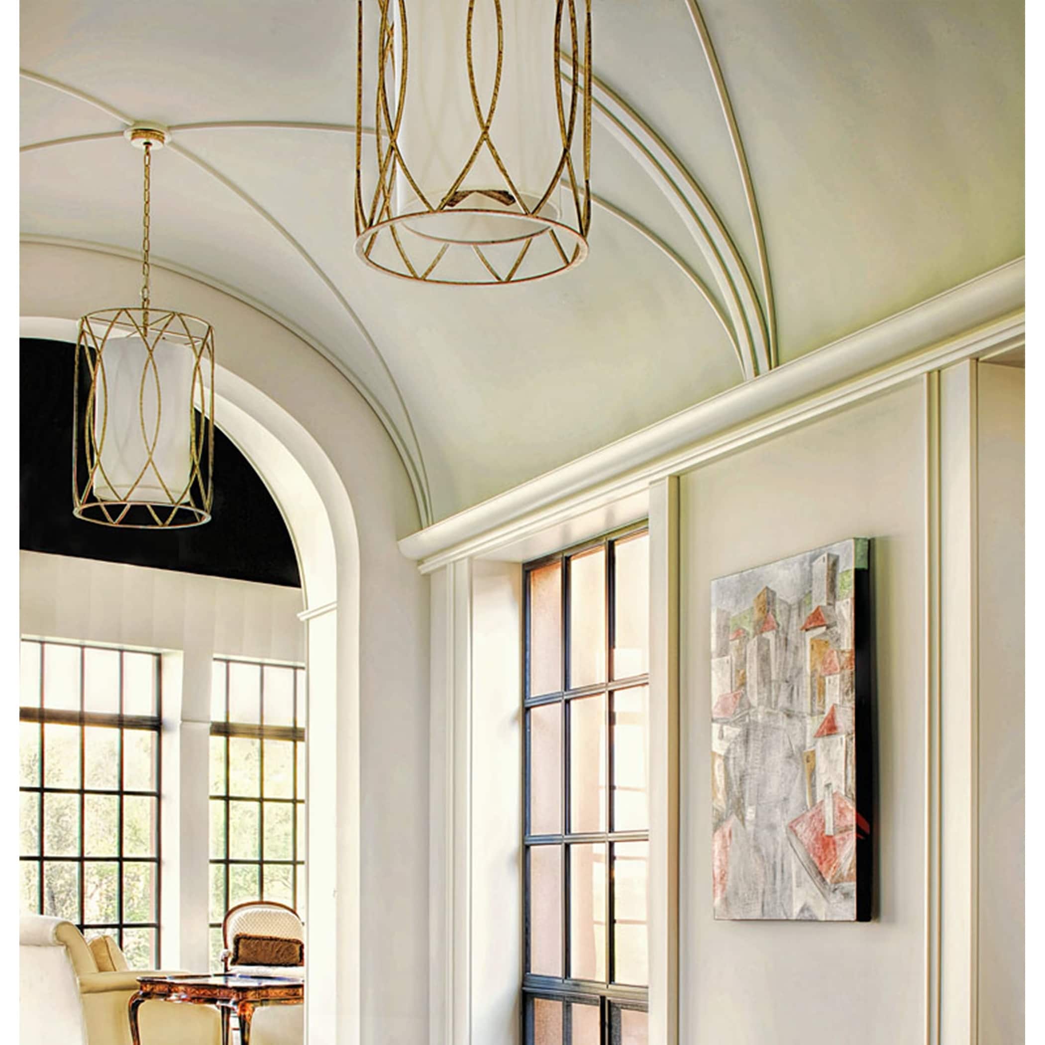 Sausalito 3 light Gold Entry Pendant