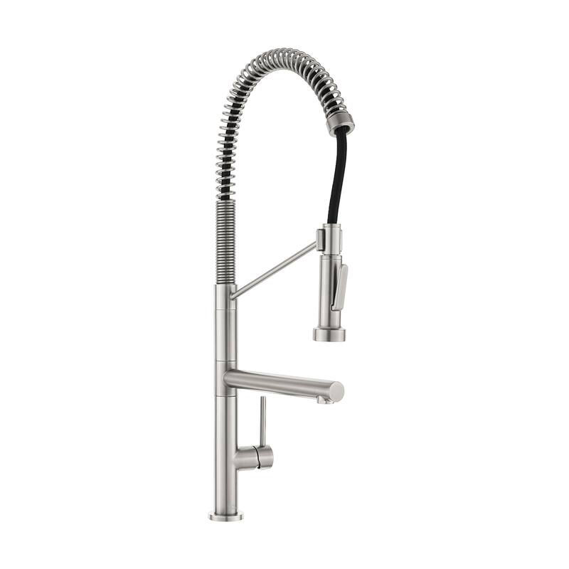 Swiss Madison SM-KF74 Nouvet 1.5 GPM Single Hole Pre-Rinse Pull Down - Brushed Nickel